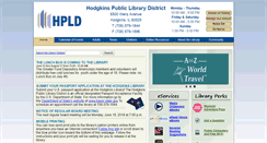 Desktop Screenshot of hodgkinslibrary.org