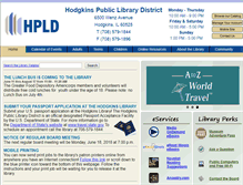 Tablet Screenshot of hodgkinslibrary.org